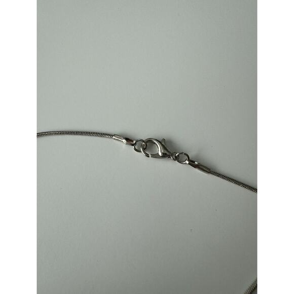 BE KIND Pendant Necklace Conversation Heart Valentine 18” Snake Chain NWOT - Picture 3 of 4